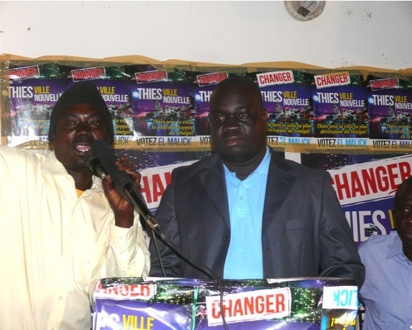 Photos : Le journaliste El Malick Seck continue sa conquête de Thiès, les images de son meeting à Medina Fall