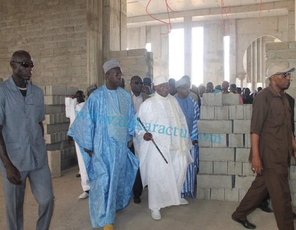 Visite du chantier de la mosquée « Massalikoul Djinan » : Abdoulaye Wade satisfait de l'état d'avancement des travaux