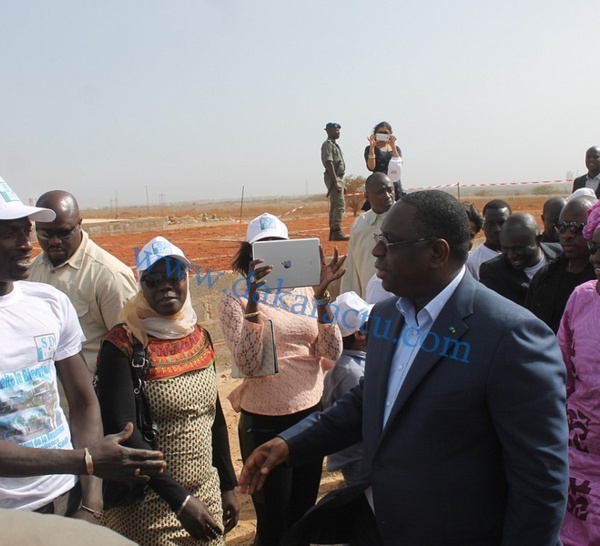 Les images de la visite de chantier du Président Macky Sall à Diamniadio