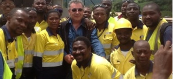 FRANK TIMIS – EMPEREUR DE LA ZONE MINIERE ET PETROLIERE D'AFRIQUE DE L'OUEST SE REND EN SIERRA  LEONE ET AFFIRME QUE C'EST TOUJOURS UNE OPPORTUNITE D'AFFAIRES MALGRE LA MENACE D'EBOLA
