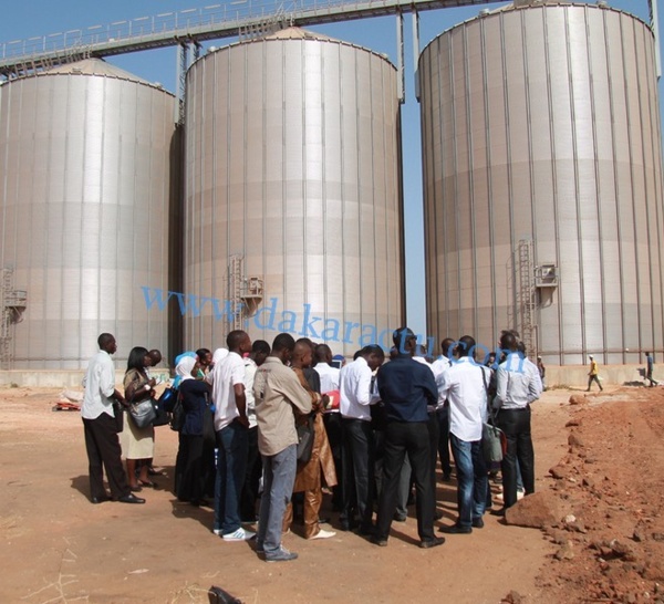  Des étudiants de la FASEG en visite à la minoterie de la Sedima