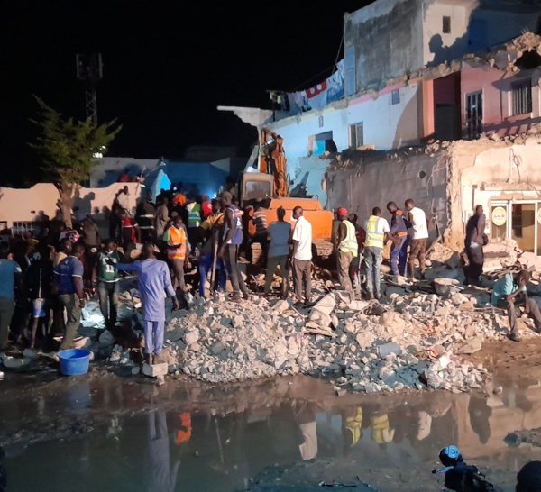 Kaolack / Bilan de l'affaissement du bâtiment à Ocass : 04 morts et 13 rescapés.