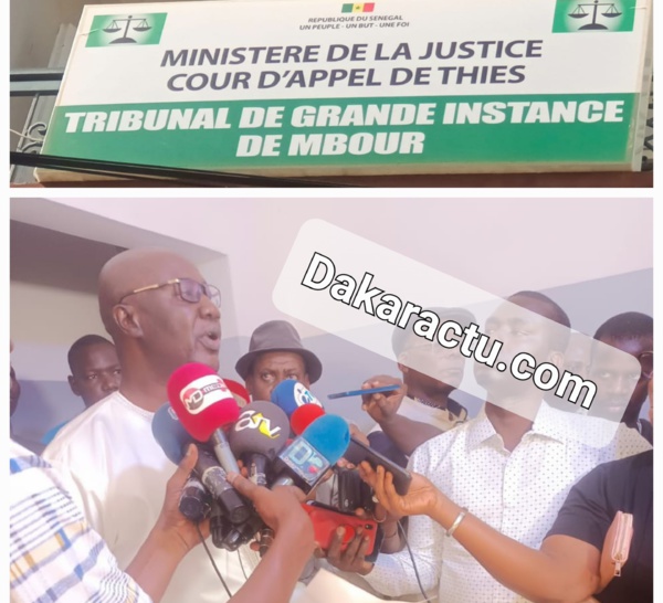 Mbour: «Des éléments de la sécurité de Ousmane Sonko identifiés comme étant les auteurs d'actes de violences... et de destructions de biens d'autrui» selon le procureur