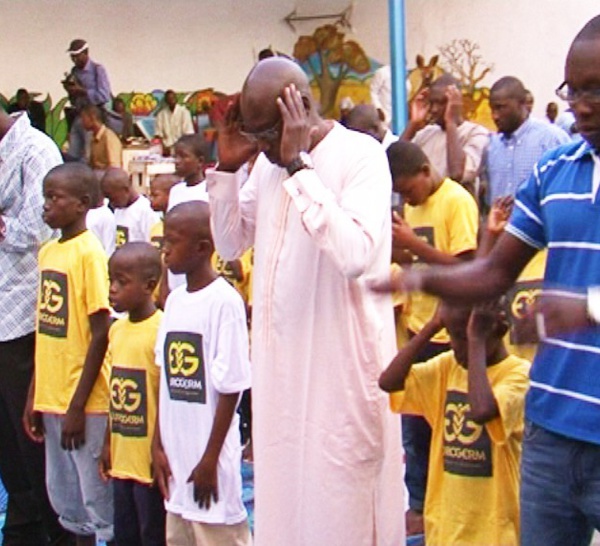 N'dogou » avec les petits de l’empire des enfants : Eurogerm Sénégal  sacrifie à sa tradition