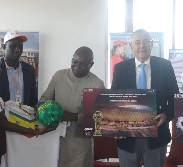 Tirage jeu-concours Seter : Hamidou Diallo rafle le package et bénéficie d’un séjour au Qatar.