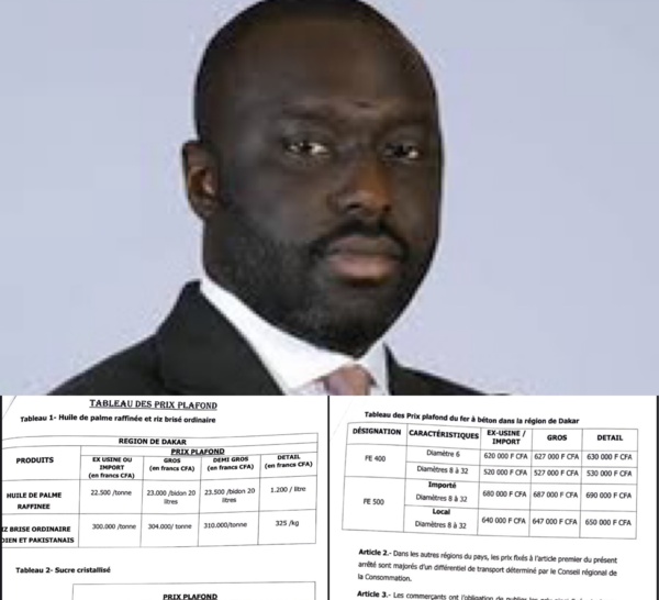 Réduction des denrées de première nécessité : Le ministre du commerce fixe les prix à Dakar…