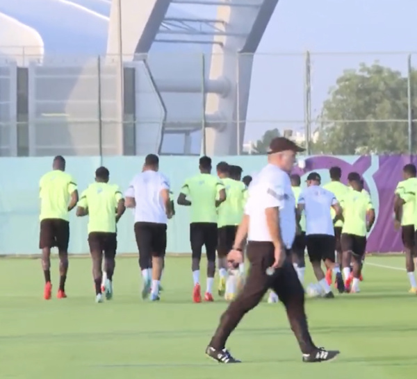 Qatar 2022Troisième séance d’entraînement des lions du Sénégal à Doha !