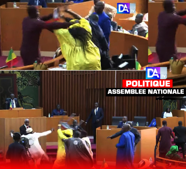 Assemblée nationale : Massata Samb giffle Amy Ndiaye Gniby, le président de l'assemblée suspend la séance