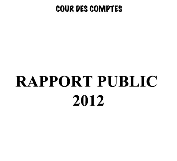 Sénégal : Voici le rapport annuel 2012 de la Cour des comptes (DOCUMENTS)