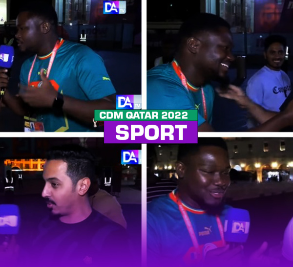 Qatar 2022 (micro trottoir SEN vs ANG) : Un supporter venu du  Koweït pour soutenir Ismaëla Sarr… 2-1 pour les Lions !