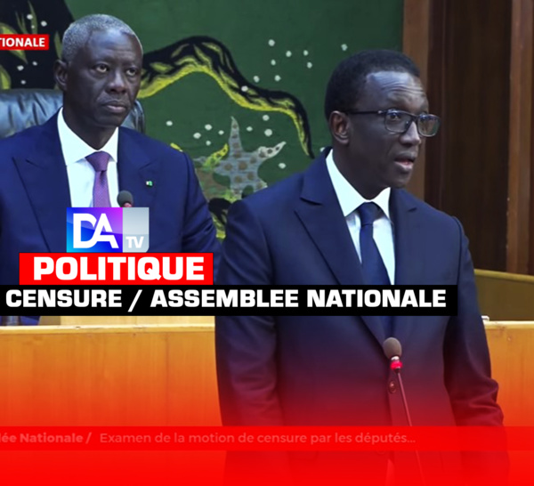 L'intégralité de la réponse du Premier ministre Monsieur Amadou Ba à la motion de censure déposée par le Groupe Parlementaire Yewwi Askan Wi