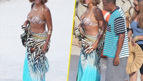Beyoncé : heureuse et radieuse au large de Cannes !