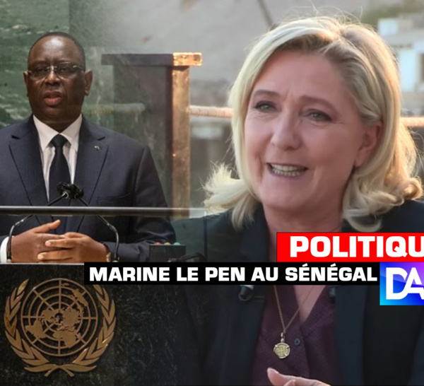 Marine Le Pen au Sénégal : "Il est aujourd'hui, totalement, anormal que le continent africain ne soit pas représenté au Conseil de sécurité des Nations Unies (...) le Président Macky Sall est attaché à la souveraineté du Sénégal."