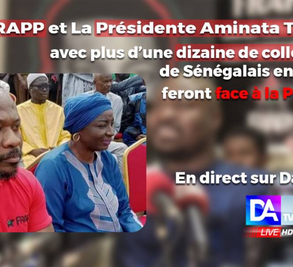 [ 🔴DIRECT ] FRAPP, Présidente Aminata Touré avec plus d’une dizaine de collectifs Face à la Presse