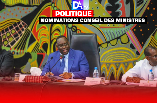 Les nominations en conseil des ministres de ce Mercredi 22 Fevrier 2023