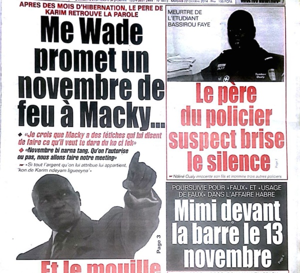 Titrologie : Voici la Une de tous les journaux