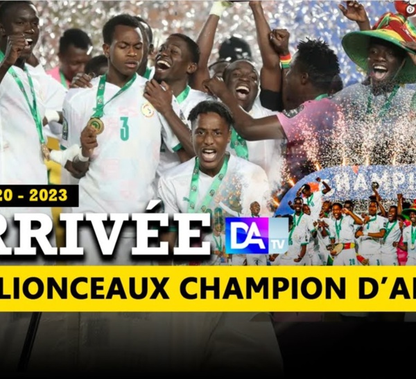 [🔴LIVE ] Suivez l'arrivée des lionceaux Champions d'Afrique