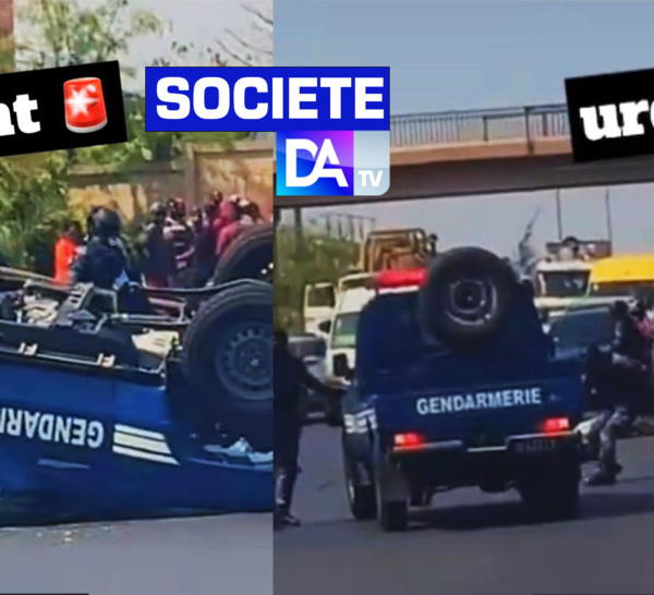 Autoroute : Une voiture de la gendarmerie se renverse
