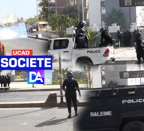 UCAD : échange de pierres contre gaz lacrymogène entre étudiants et forces de l’ordre