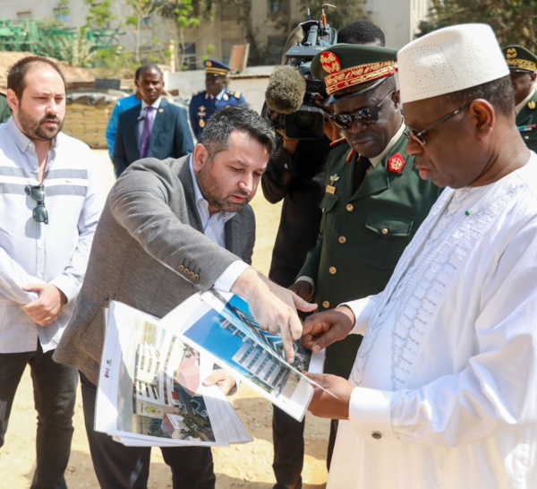 Santé: Le chef de l’Etat a effectué ce matin une visite de chantier à la future polyclinique de l’hôpital principal de Dakar
