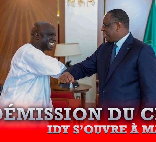 Démission du CESE/ Entre résignation et challenge: Idy s’ouvre à Macky…