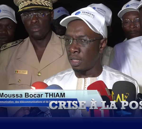Crise à La Poste, le ministre Moussa Bocar Thiam recadre le débat:  « il n’est pas question de licenciement des agents… ceux qui veulent partir… »