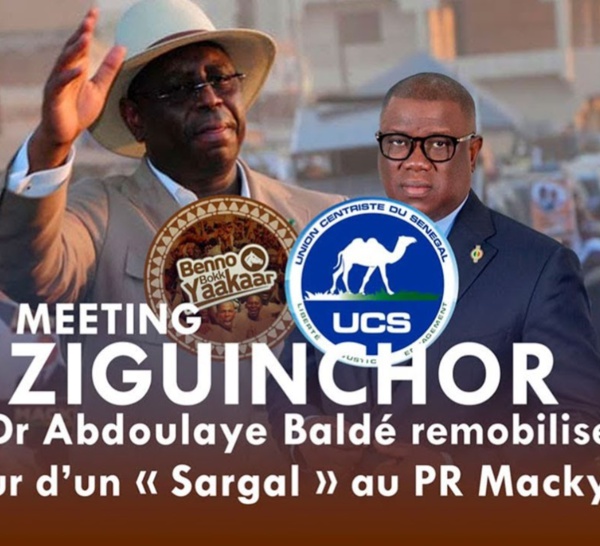 [🔴REPLAY/ Ziguinchor ] : Dr Abdoulaye Baldé remobilise les troupes autour d’un « Sargal » au PR Macky Sall