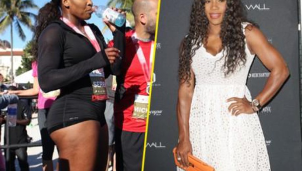 Serena Williams : gros bras et petite robe blanche