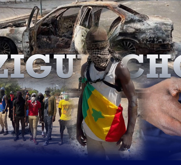 Ziguinchor: Des jeunes déterminés à défendre le  domicile de Ousmane Sonko.
