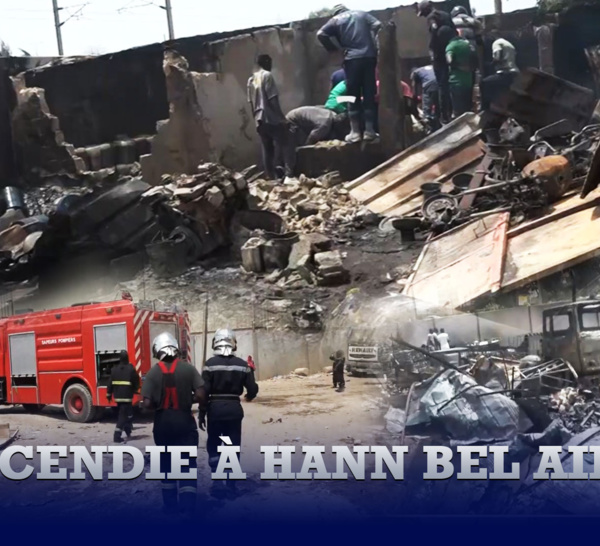 Incendie à Hann Bel Air : une petite entreprise en face de Metal Afrique part en fumée