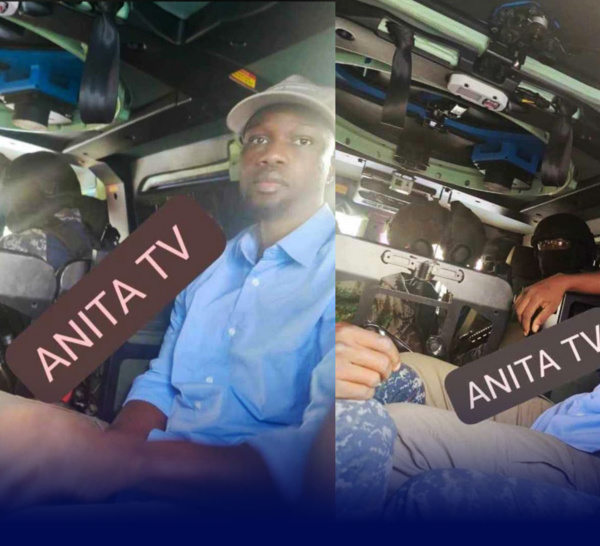 Caravane de la liberté: Ousmane Sonko finalement conduit chez lui à la cité Keur Gorgui par le GIGN.