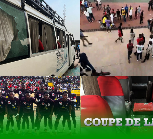 Coupe de la Ligue : Graves scènes de violence à Alboury Ndiaye, le bus du stade de Mbour caillassé, le match interrompu…