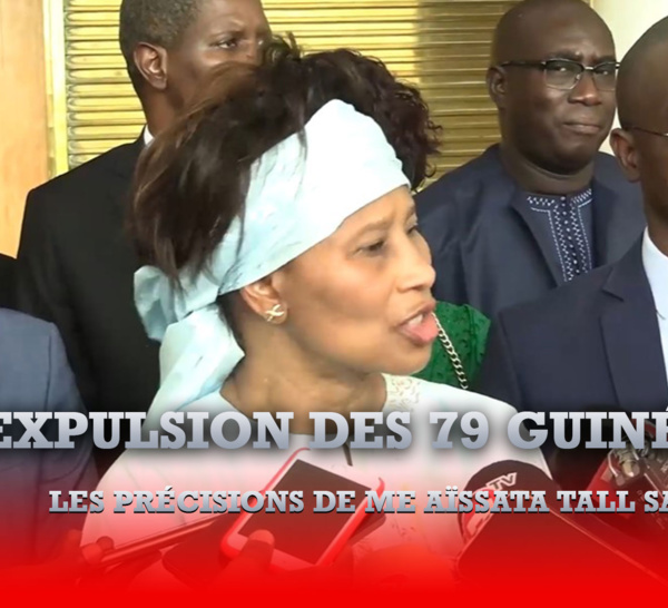 Expulsion des 79 guinéens : « Nous avons d’excellentes relations avec la Guinée, mais c’est une question de responsabilité pénale individuelle » (Me Aïssata Tall Sall)