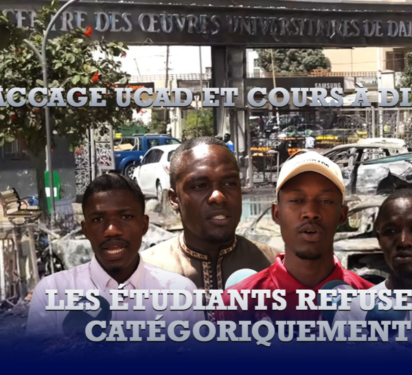 Saccage à l’Ucad et cours à distance pour le reste de l’année 2022-2023 : les étudiants refusent catégoriquement.
