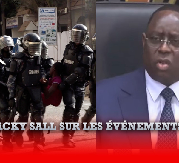 Macky Sall sur les événements de juin: « Ces dérives assimilables à des actes terroristes ne resteront pas impunies… »