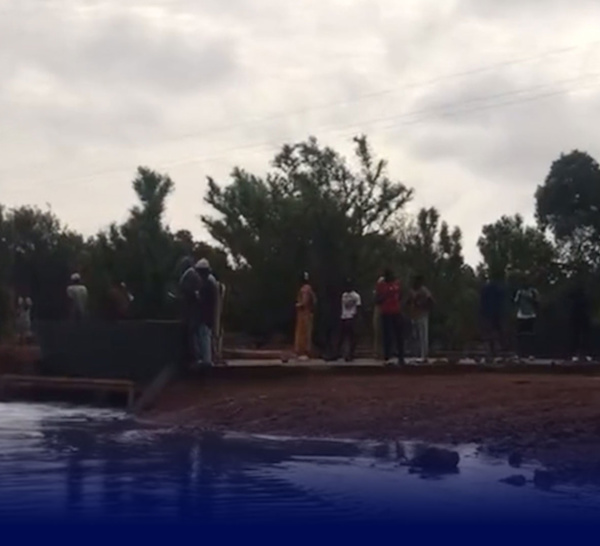 Ziguinchor : Le pont de la RN4 près de Saré Alkaly cède