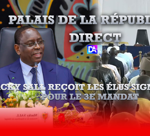 [🔴 DIRECT ] Palais de la république : Macky Sall reçoit les élus signataires pour le 3e mandat