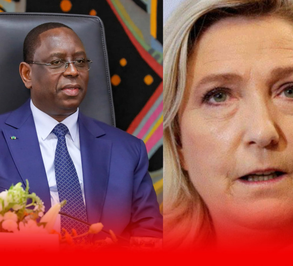 Le président Macky Sall sur son entretien avec Marine Le Pen: " J’ai, pour ma part, trouvé inélégant que Paris missionne [en mars] une conseillère [de l’Elysée] pour rencontrer mon opposant [Ousmane Sonko]".