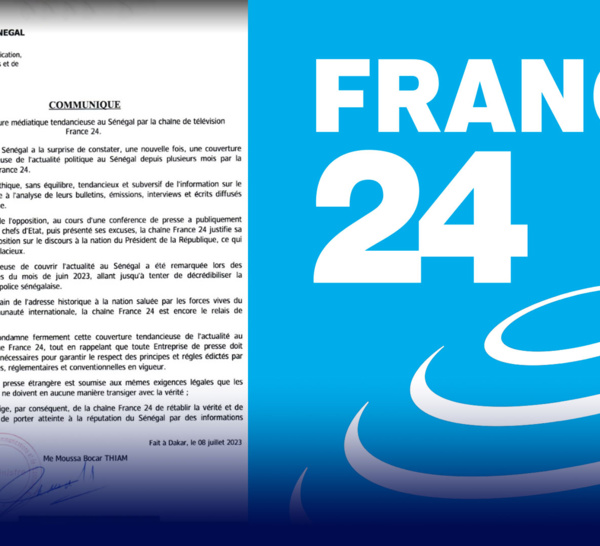 Couverture médiatique tendancieuse de l'actualité politique au Sénégal par France 24: Le gouvernement condamne fermement et exige le rétablissement de la vérité