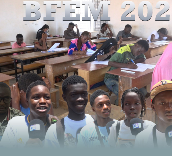 Examen du BFEM 2023 : les jeunes confiants après avoir passé les épreuves en toute sérénité