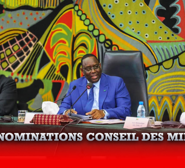 La nomination en conseil des ministres du Mercredi 12 Juillet 2023