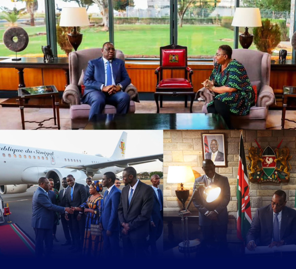 5ème réunion de coordination de l’UA et des communautés régionales : Le président Macky Sall est arrivé cet après-midi à Nairobi