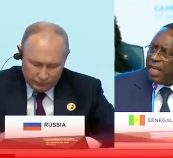 2e Sommet Afrique-Russie: " je voudrais renouveler mon appel pour la reconduction de l’Accord sur l’initiative céréalière de la Mer noire et la levée des entraves au commerce de l’engrais" (Macky Sall).