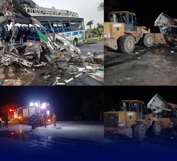 Accident à Gandiaye: 28 victimes dénombrées dont 2 morts et 5 blessés graves( Bilan provisoire).