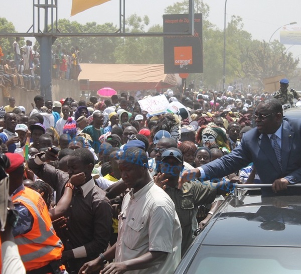 Les images de la visite du président de la République Macky Sall à Ziguinchor (PHOTOS)