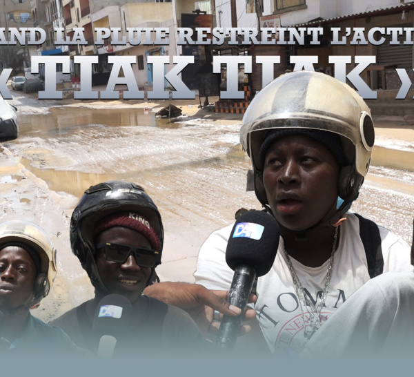 Temps pluvieux à Dakar : quand la pluie restreint l’activité des « Tiak Tiak »