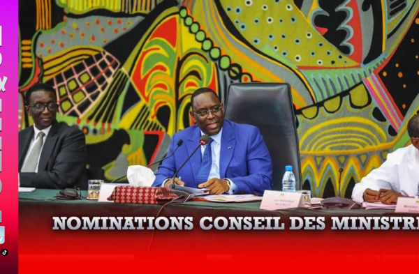 Les nominations en conseil des ministres de ce Mercredi 18 Octobre 2023