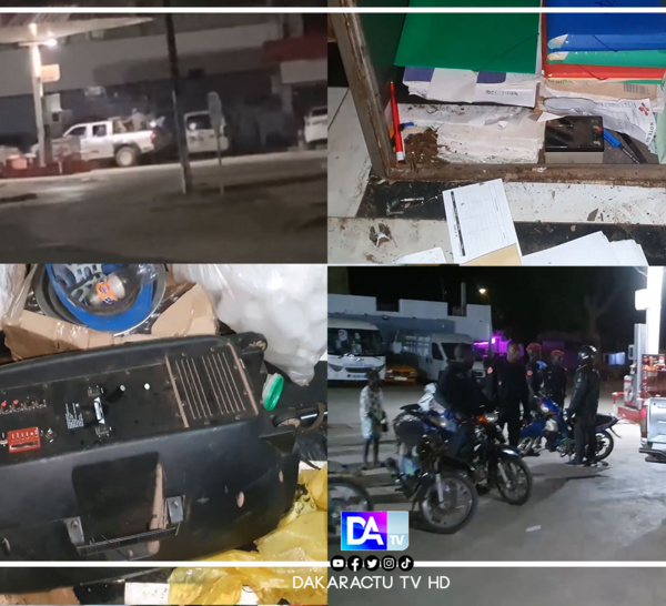 Braquage à Thiès : Des malfrats à bord de pick-up défoncent le coffre-fort de l'épicerie de la station d'essence à angle Serigne Fallou et emportent avec eux plus de 5 millions FCFA