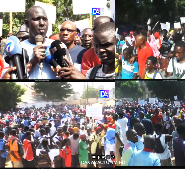 MARCHE À MBACKÉ - Une foule immense s’oppose à l’annulation des extraits de naissance des enfants nés en 2005 et régulièrement inscrits à l’état civil