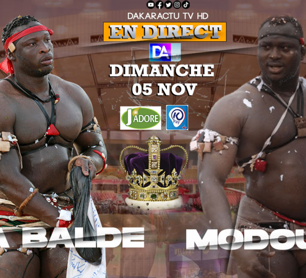 [🛑Direct]   Duplex chez Modou Lô et Ama Baldé à quelques heures du combat royal